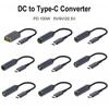 PD 100W DC To Type C Converter 5/9/20V 5.5X2.5 7.4X0.6 Laptop Charging Cable Mobile Phone Square Mouth for Lenovo/HP/Samsung