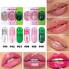 3 Sets of Delicate Fruit Capsule Warm Plump Lip Gloss Set Waterproof Pearl Lip Gloss Moisturizing Lip Oil Sexy Glossy Lip Glaze