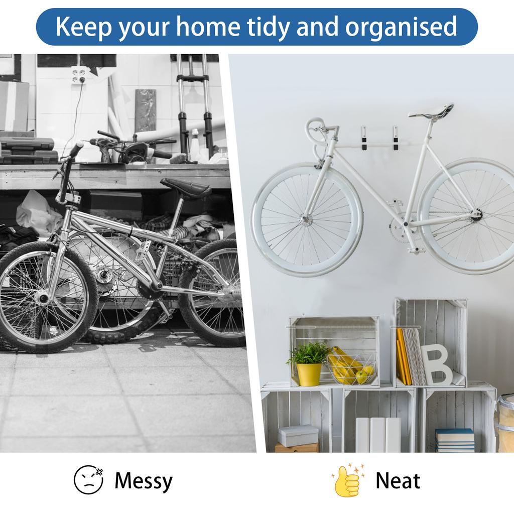 Набор из 4 шт. хозяйственных крючков для гаража, настенный органайзер для хранения в гараже, крюк-вешалка с винтами, стальной L-образный настенный держатель для электроинструментов, противоскользящий