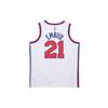 Nike Винтажная ограниченная серия джерси НБА, мужская майка Sixers # 21 Joel Embiid Fan Edition, белая AV4509-103