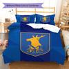 MansfieldFC Pattern Bedding Quilt Set Quilt Cover Pillowcase Home Decoration Birthday Gift (1 * duvet cover + 2 * pillowcase, without core)
