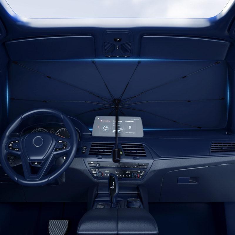 1 шт. Автомобильный солнцезащитный зонт для лобового стекла, протектор, солнцезащитный козырек, складной для Tesla Model 3 S X Y Style Roadster Invader Coil Mod WYE K80