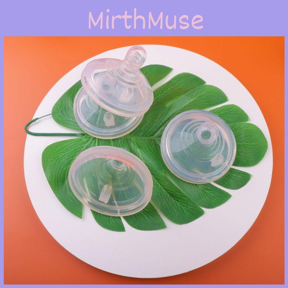 Пищевой силикон Соска для детской бутылочки Широкое горлышко Прозрачный Средний