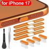 Для iPhone 17 Pro Max 17Air Динамик мобильного телефона Сетчатая крышка от пыли Защитная заглушка для порта зарядки USB Type C Набор для чистки