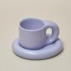 Nordic Ceramic Mug with Saucer Coffee Cup Drinking Cups and Saucers Home Office Tea Cup Coffee Cups Korean Mug Ceramic Plate
