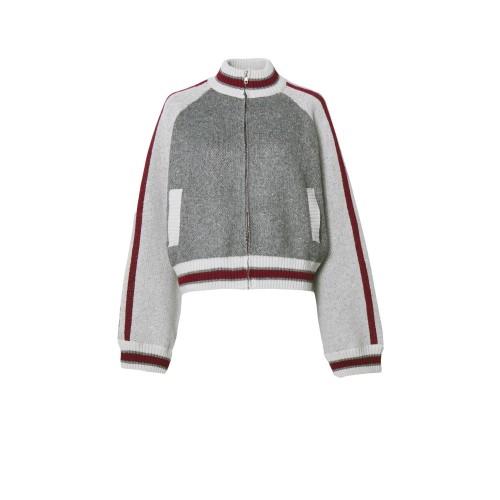 Guess Womens/Ladies Embroidered Logo Full Zip Raglan Sweater Top