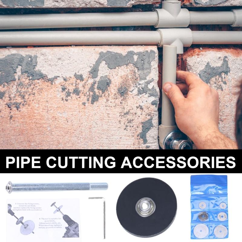 Inside Pipe Cutter Set PVC Inside Cutter Tools Kit Adjustable Plumbing Internal ABS Pipe Cutter Adjustable Depth Gauge