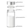 Kitchen Utensils Round Glass Spice Bottle Household Sprinkler Bottle Swivel Opening Closing Spice Set