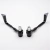 Black ABS 22MM 7/8" Brake Clutch Lever Protector Guard Handguard For Motorcycle