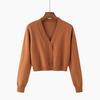 Women's V-neck Knitted Cardigans Sweater Female Casual All-match Short Cardigans Korean Style Sweater