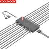 1-на-10 ARGB Контроллер-Разветвитель с Питанием от SATA 5V 3Pin Контроллер Вентилятора Охлаждения Магнитное Крепление 4Pin PWM Хаб для Вентилятора Корпуса