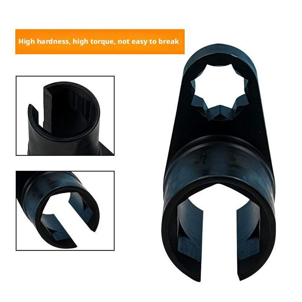 22MM Lambda Offset Oxygen Sensor Socket Wrench O2 Tool Kit Set Adapter Engine Wrench Oxygen Sensor Socket Removal Tools