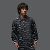 Jordan Alphabet Print Varsity Jacket Men Outerwear Black DX9739-045