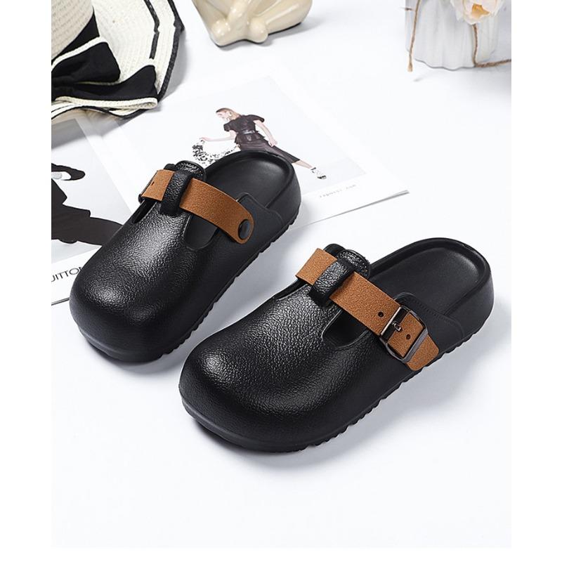 Женские летние простые тапочки, легкие одинарные туфли, сандалии на платформе в стиле ретро