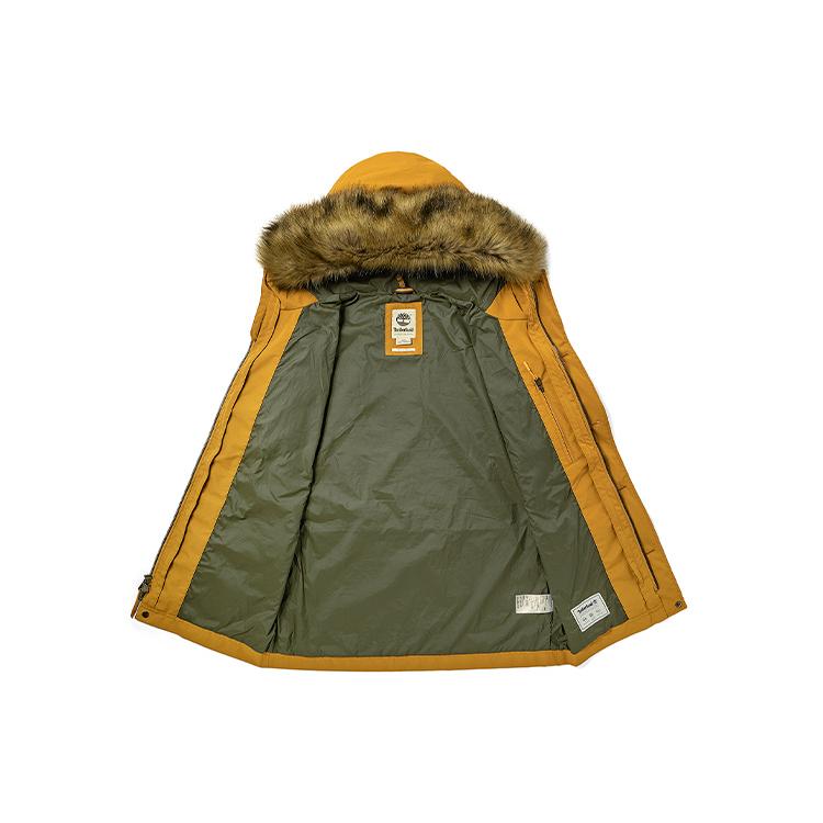 Timberland Парки Мужские Пшеничные С Капюшоном Утепленные На Флисовой Подкладке (унисекс) Парки A22VQ P47