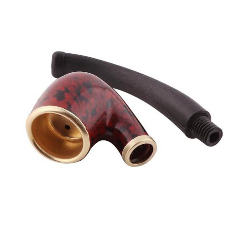 2 шт. Мужской костюм детектива Комплект костюма Трубка Черно-белая шляпа Аксессуары для костюма детектива для вечеринок на Хэллоуин