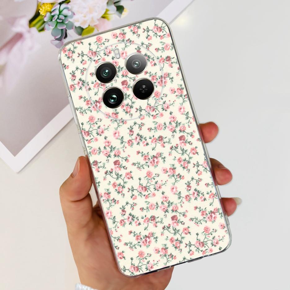 Чехол для Realme 12 Pro Plus RMX3840 Роскошный Расписной Чехол Мягкий Силиконовый Чехол для Телефона Для Realme 12 Pro Realme12 Pro+ Fundas Бампер