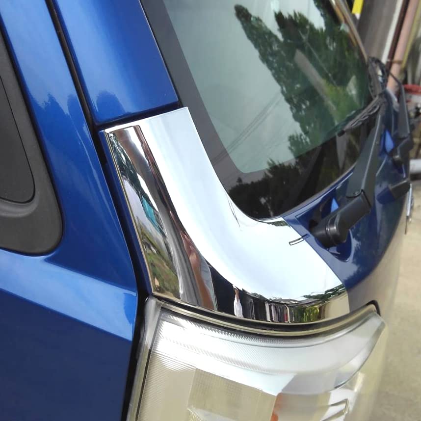 CGP Front Corner Panel Cover, Plated, for S500P, S510P, S700V, and S710V Hijet Trucks and Hijet Jumbos, CGP-5758