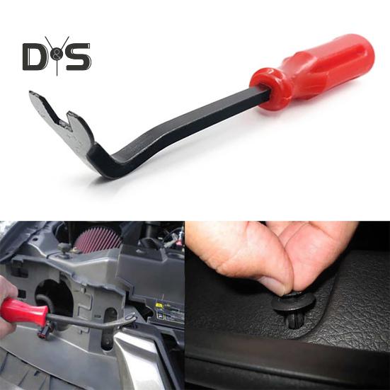 Для транспортных средств. Практичный съемник креплений. Снятие прочной металлической отделки дверной панели.