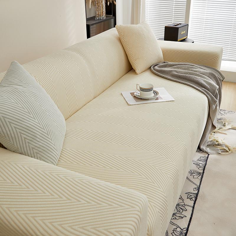 Жаккардовый чехол на диван, эластичный чехол для кресла, чехол для дивана, большой диван, угловой диван L-образной формы, защита мебели для детей и домашних животных, моющийся, 1 шт.