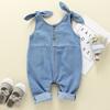 Boy Solid Denim Overalls Children's Clothing Kids Overalls   Child Jeans Pants Infant Jumpsuit Girls Outfits