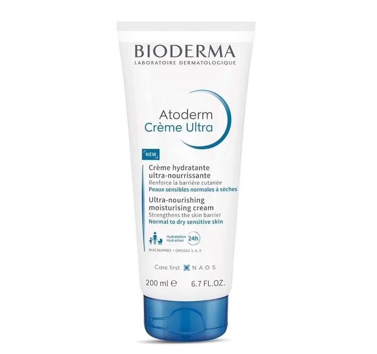 Bioderma Atoderm Creme Ультрапитательный увлажняющий крем для нормальной и чувствительной сухой кожи, 200 мл
