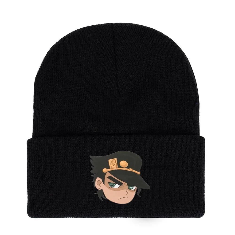 Аниме шляпа JoJo's Bizarre Adventure Kujo Jotaro костюм косплэй взрослая детская кепка повседневная вязаная шапка с вышивкой подарки реквизит
