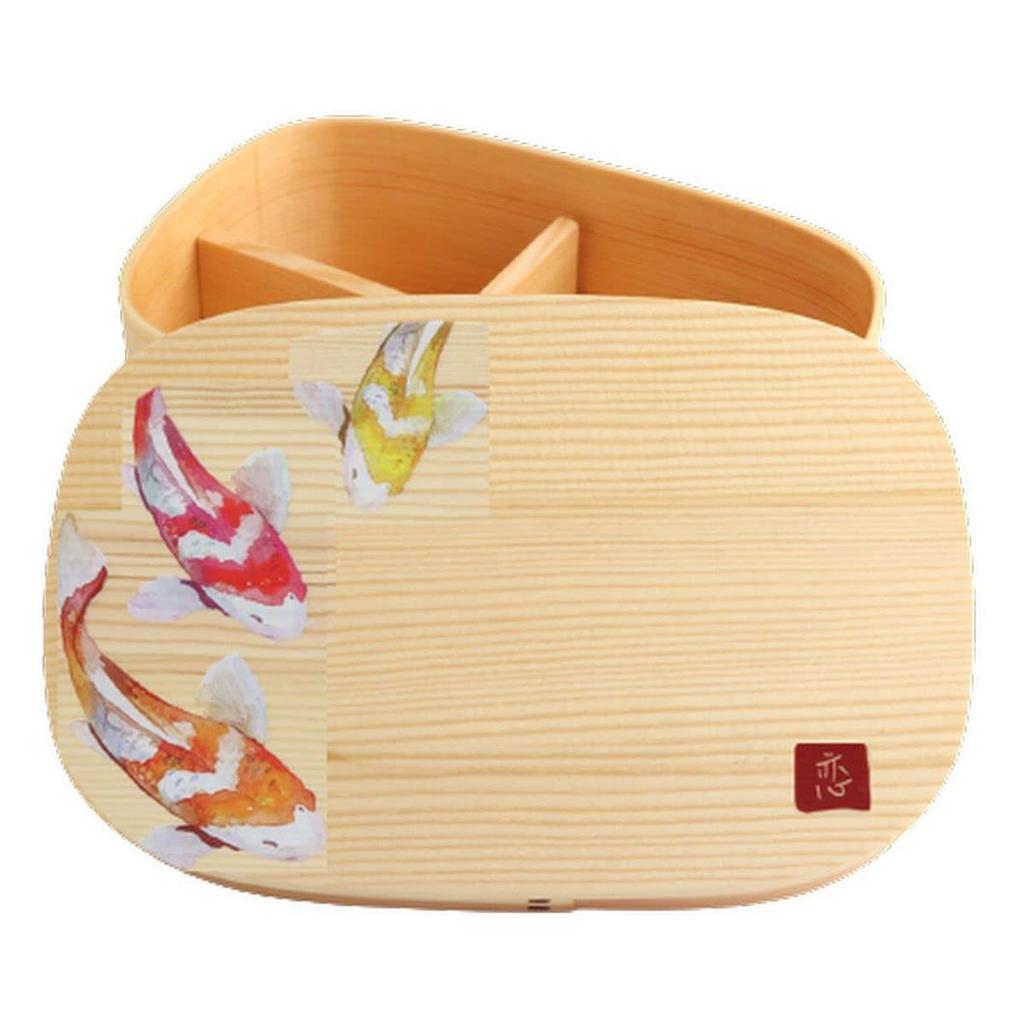 Функция контроля влажности Деревянная коробка для бенто xx 700 мл Уретановая обработка Makie Kishu Текущая модель j-kitchens 18,5 см 12,5 см 6,8 см