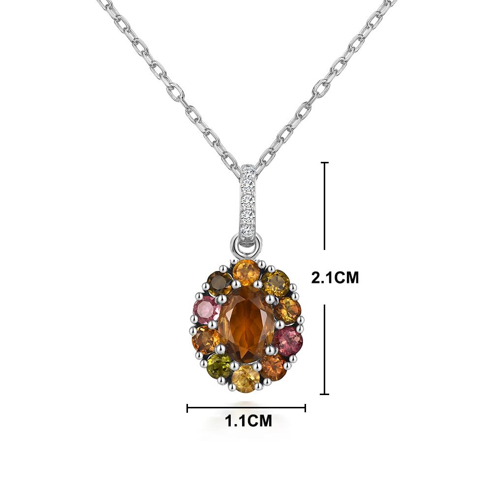 Великолепный набор из натуральных разноцветных турмалинов и серебра 925 пробы, изысканных ювелирных изделий для женских вечеринок и повседневных нарядов