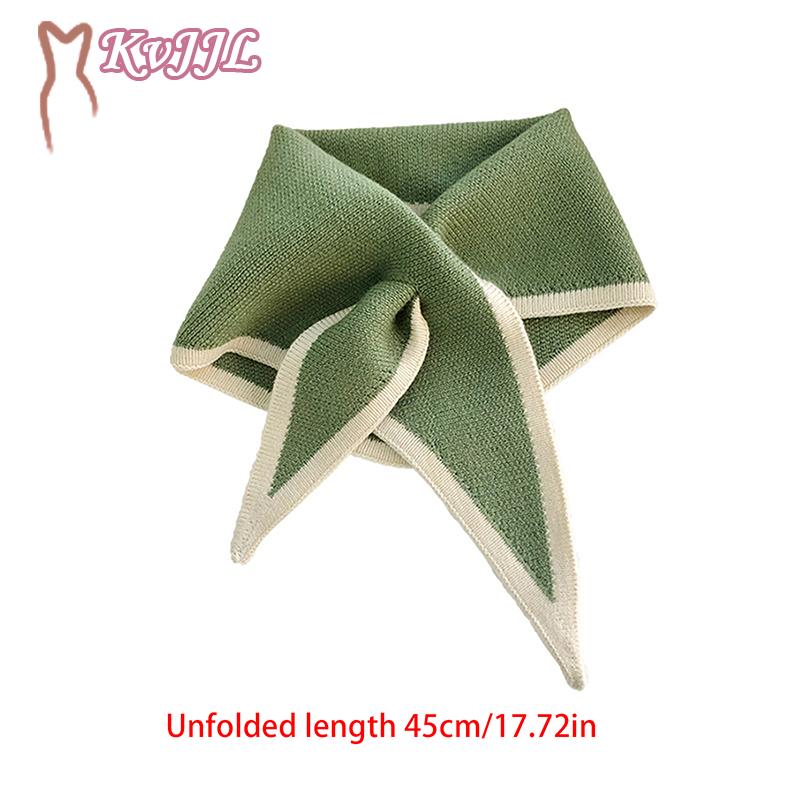 Женские осенние теплые поддельные воротники, маленькая шаль, женский вязаный шарф, рубашка для девочек, поддельный воротник для свитера, платье, рубашка, съемный воротник