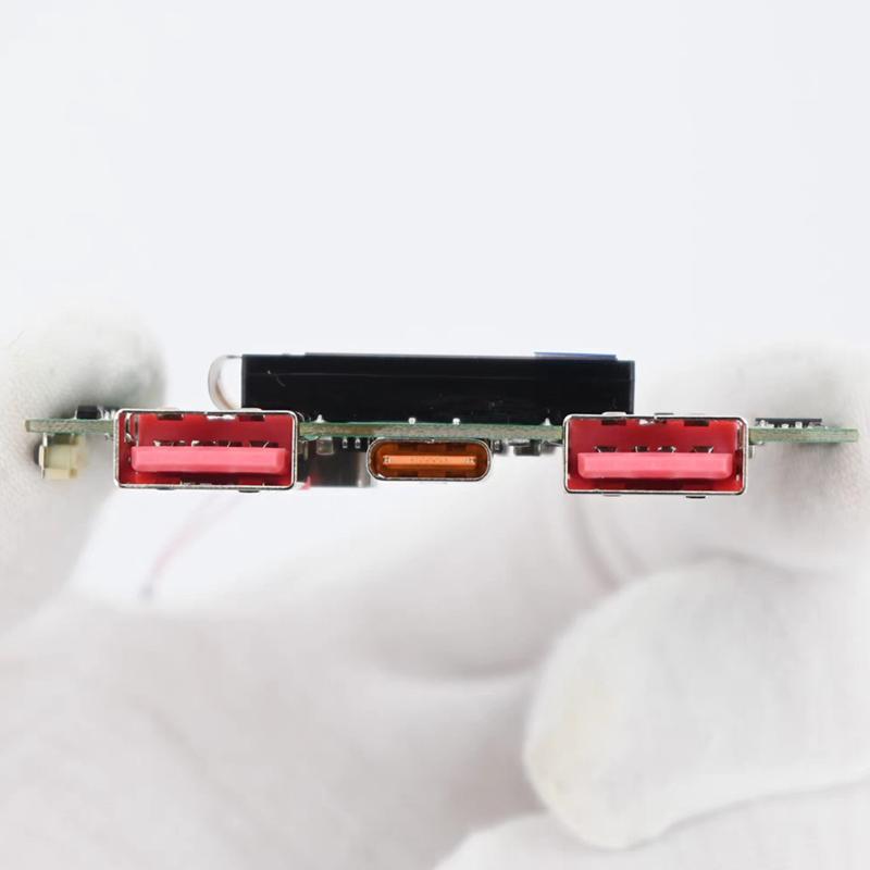 1 шт. Двунаправленное быстрое зарядное устройство Понижающий преобразователь Модуль мобильного питания DIY Материнская плата питания с дисплеем Type-C USB 22.5 Вт