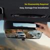 SEAMETAL Curved Car Interior Rearview Mirror Wide Angle Baby/Child Safety Observation Mirror Rear Seat Mirror Auxiliary Monitor Interior Mirrors6