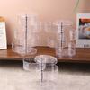 Transparent Storage Box Dust Proof And Waterproof Large Capacity Rotatable Jewelry Hairpin Jewelry Cosmetics Storage Box