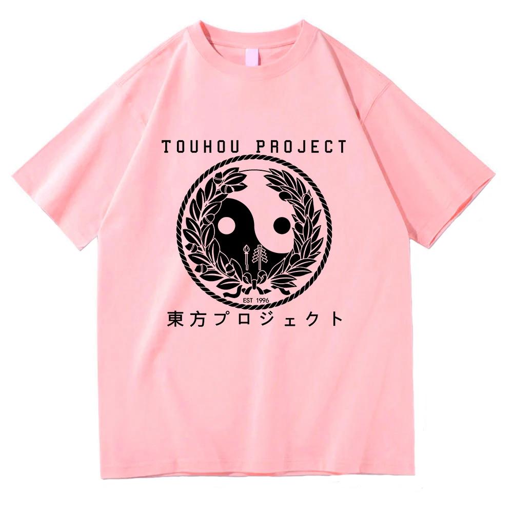 Plus Size Anime TouHou Project Welcome Hell Tshirt 2025 Women Clothing Harajuku Clothes Summer Tops Unisex Graphic T Shirts