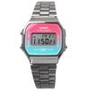 Casio Цифровые часы, Серия Vintage, Градиентный цвет, A168WERB-2A, Мужские, Женские, Детские, Металлический серый, Модель для зарубежного рынка [Параллельный импорт]