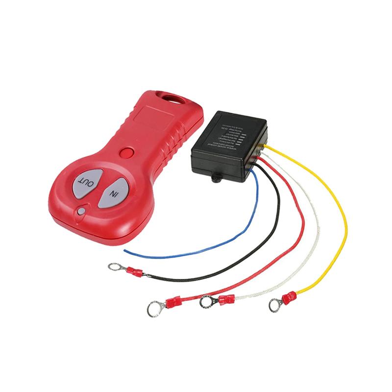 Winch Remote Receiver 12V 24V Wireless Control Set For Electric Winch Remote Control Kit For Jeep Off-Road ATV Truck