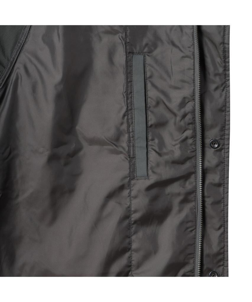 Customellow Khaki Hooded Jacket C9Uam25114Khx