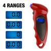 Digital Tire Pressure Gauge, 150PSI 4 Setting for Cars, Trucks and Bicycles, Backlit LCD and Anti-Sk