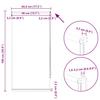 Blackout Roller Blind 44.4 x 100 cm Fabric Width 40 cm Navy Blue