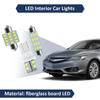 Комплект из 20 светодиодных лампочек для автомобиля T10 Dc 12 В, плафон освещения салона автомобиля, плафон освещения номерного знака, плафон освещения багажника, закрытый свет