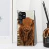 Cute Highland Cow Phone Case For Samsung Galaxy S26 S25 Edge S24 FE S23 S22 Ultra S21 Plus S20 + Art Fundas Back Cover Galaxy S2
