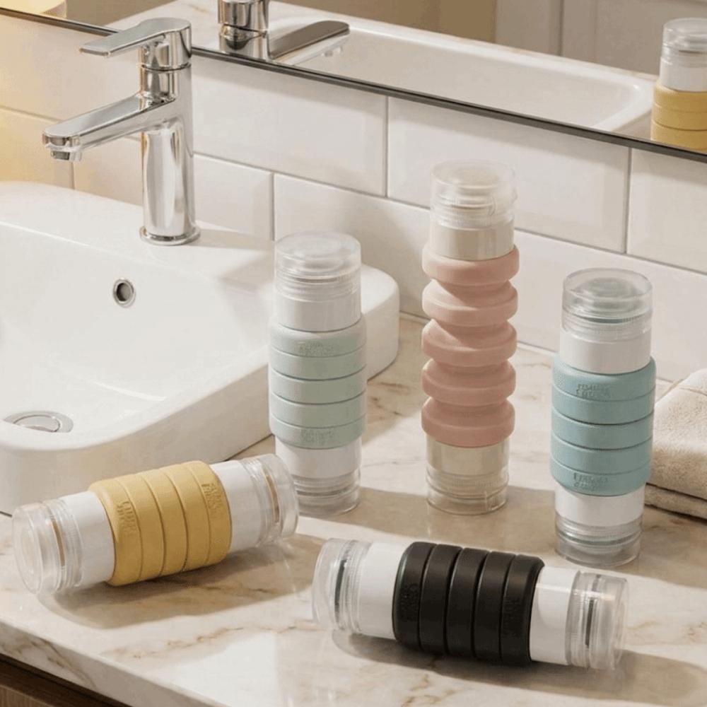 Silicone Travel Sub-bottling Leak-proof Squeeze Bottle Portable Double-Head Travel Bottle Travel