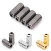 1Pair DIY Accessories Lock End Clips Silver Gold Quick Tieless Metal Shoelace Buckle Shoe Laces
