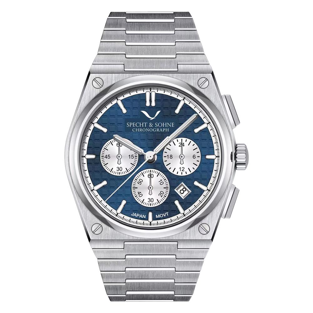 SPECHT&SOHNE 2024 Новые мужские часы Лучший бренд класса люкс Япония VK63 Функциональный хронограф Кварцевые часы Водонепроницаемые Reloj Hombre