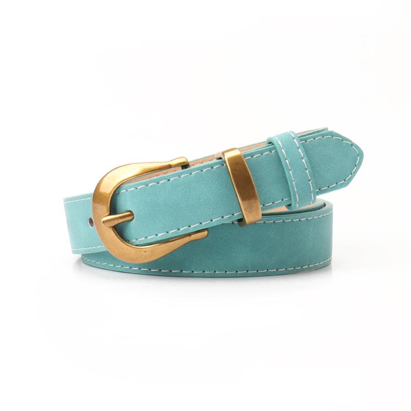 Retro Women's Suede-Look Belt: Stylish, Simple, Decorative, All-Match Accessory