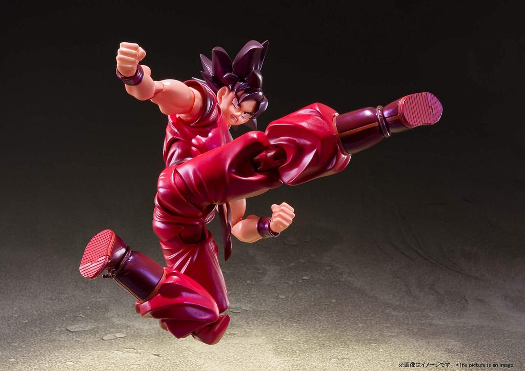 TAMASHII NATIONS Dragon Ball Son Goku Kaioken примерно 140 мм окрашенная подвижная фигурка SHFiguarts ПВХ и АБС