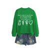 Womens Oversized Cotton Blend Hoodie Sweatshirt With Graphic Print Winter Casual Wear