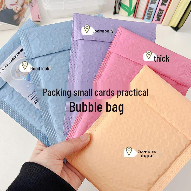 20-Pack [Newcomer Exclusive] Colorful Macaron Bubble Self-Sealing Bags, High-Value Foam Express Bags, 0.01 Free Shipping.