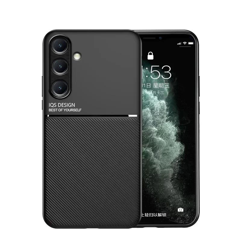Роскошный ударопрочный кожаный чехол-книжка для телефона Coque для Samsung Galaxy A56 A36 A26 A06 Магнитный чехол-ракушка для Samasung A06 Задняя крышка