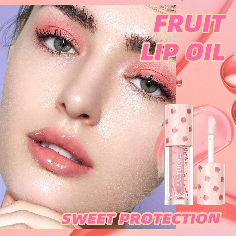 Fruit Scent Lip Oil Set, Moisturizing Glossy Lip Care for Daily Lip Makeup